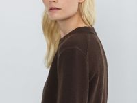 Джемпер из шерсти, Коричневый