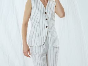 Шорты со складками, Бежевый