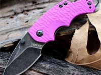Складной нож Kershaw Shuffle, сталь 8Cr13MoV, рукоять GFN, фиолетовый