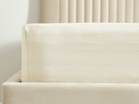 Простыня на резинке Экрю страйп-сатин 40156