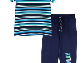 Комплект трикотажный для мальчиков: фуфайка (футболка), брюки