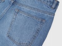 Джинсы Mom fit с высокой посадкой, Голубой