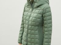 Стеганое пуховое пальто