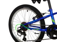 Детский велосипед Novatrack Valiant 20, год 2022, цвет Синий