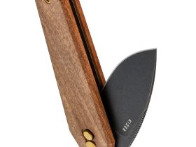 Складной нож Kizer Tomb, сталь Nitro-V, рукоять дерево Mkuruti