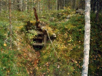 Место подвига ст. сержанта С.Т. Тюрпека