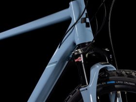 Дорожный велосипед Cube Nature Exc, год 2025, цвет Голубой-Черный, ростовка 23