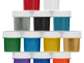 Набор акрила по ткани Гамма "Хобби", 12 цв, 20 мл, картон.упак.