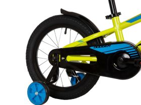 Детский велосипед Novatrack Dodger 16, год 2022, цвет Зеленый