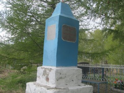 Могила партизан М.В. Голубева и А.М. Сальникова, погибших в 1919 г.
