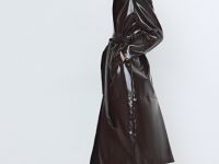 Тренч из искусственной кожи O'STIN x Яндекс Книги, Фиолетовый