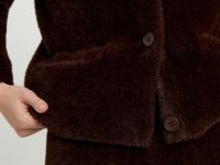 Кардиган с округлой горловиной