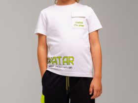 Комплект трикотажный для мальчиков: фуфайка (футболка), шорты