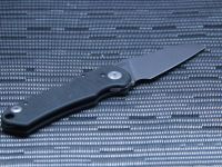 Складной нож Fantoni, Nilte Quiete, FAN/QUIETEMirBk, сталь Sandvik 14C28N, рукоять стеклотекстолит G-10