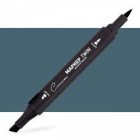 Маркер спиртовой Сонет "TWIN Brush" Сине-серый 7