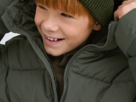 Утеплённая куртка для мальчиков, Зеленый