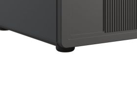 Распашной шкаф Монсон 3-135x222 Графитовый