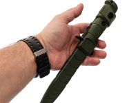 Тактический нож Kizlyar Supreme Vector Olive, сталь 420HC TW, рукоять кратон, хаки