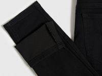 Узкие джинсы с высокой посадкой, Черный