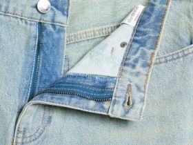 Джинсы Boyfriend с низкой посадкой, Голубой