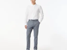 Мужские брюки Lacoste из льна и эластичного хлопка