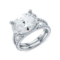 Серебряное кольцо с фианитами