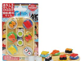 Ластик "IWAKO Conveyor Belt Sushi", блистер