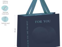 Пакет подарочный MESHU "Strong aesthetic" 32*26*12 см