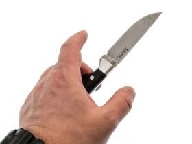 Нож Тигр малютка цмт, сталь Х12МФ, граб