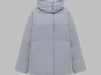 Куртка oversize силуэта с капюшоном