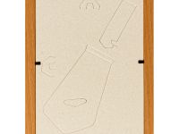 Рамка деревянная (МДФ) OfficeSpace 15*21 см, №1, акриловое небьющееся стекло, янтарь