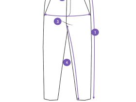 Брюки трикотажные для девочек