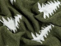 Плед Abete rosso, зеленый