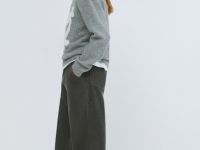 Вельветовые брюки для девочек, Серый