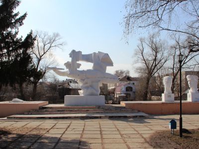 Братская могила воинов Гражданской войны, погибших при освобождении г. Мелекесса