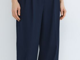 Широкие брюки, Синий