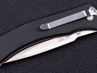 Полуавтоматический складной нож Lift Off Veff Serrations™, сталь AUS-8 Combo Edge, рукоять термопластик Zytel®/сталь