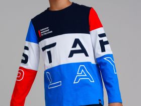 Фуфайка трикотажная для мальчиков (футболка с длинными рукавами)