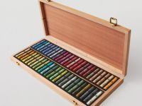 Набор сухой пастели Sennelier "A LECU" 50 цв классик, в деревянной коробке