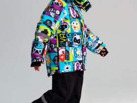 Комплект текстильный с полиуретановым покрытием для мальчиков: куртка, полукомбинезон