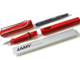 Ручка перьевая LAMY 016 safari, Красный