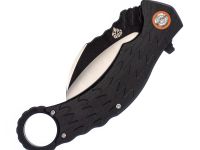 Складной нож керамбит QSP Eagle, сталь D2, рукоять черный G10