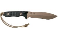 Нож с фиксированным клинком Spartan Blades Ronin Shinto, клинок пустынный, сталь CPM-S35VN, рукоять черная микарта