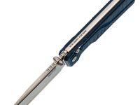 Складной нож SRM Rubik 7228B-ME2, сталь 140Cr, рукоять микарта, синий