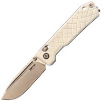 Складной нож SRM Rubik Large сталь 14C28N, рукоять Ivory White G10