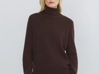 Водолазка из шерсти мериноса, Коричневый