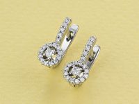 Серьги из белого золота э4712сг09180700