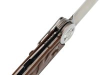 Складной нож Перемен Мысь SW, сталь 8Cr14MoV, рукоять FRN, коричневый