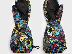 Варежки детские текстильные для мальчиков