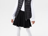 Жилет текстильный с полиуретановым покрытием для девочек